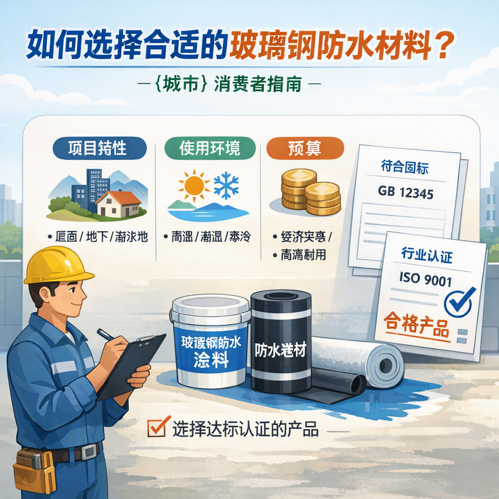 如何判定玻璃钢防水材料的合格标准？ 南平 消费者指南