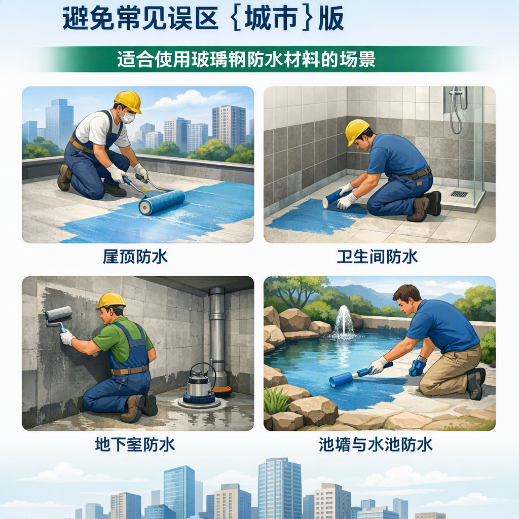 玻璃钢防水材料施工注意事项，避免常见误区 南平 版
