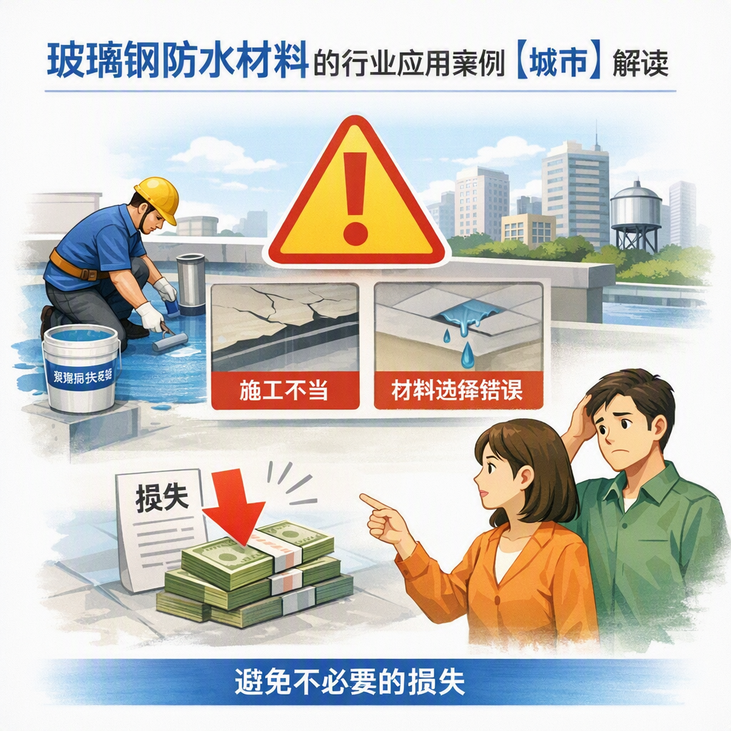 玻璃钢防水材料的行业应用案例,南平解读