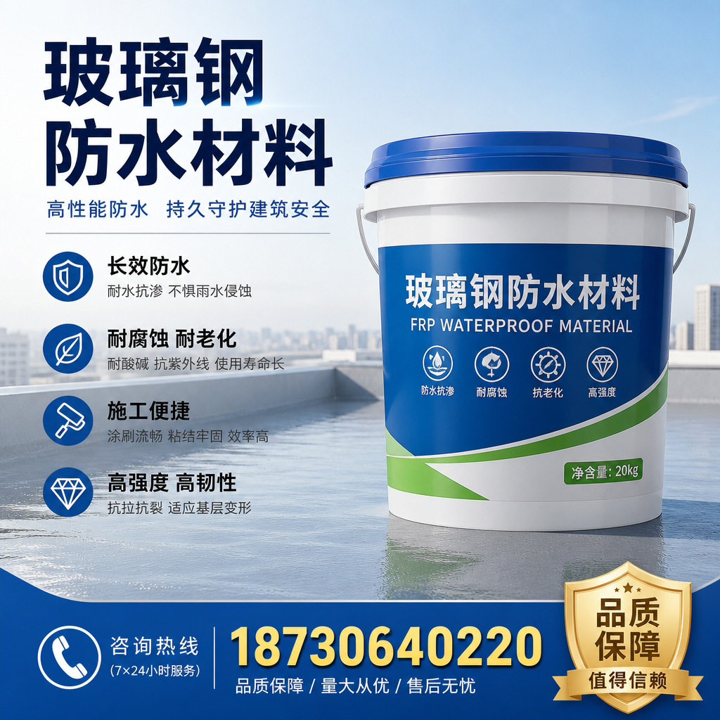 专家解析：玻璃钢防水材料的市场前景分析在 南平